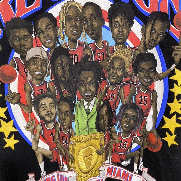 2021 Revenge Rolling Loud Double Sided Character T Shirt Size Large Made In USA - Picture 7 of 10